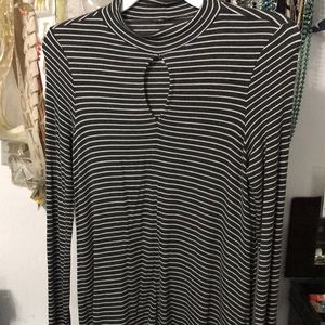 Long sleeve striped shirt